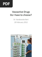 Vasoactive Drugs 