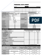 Personal Data Sheet: Beboso Ernest JOY Quijano