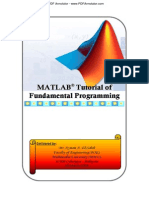 MATLAB Tutorial Fundamental Programming