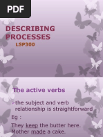 Describing Processes