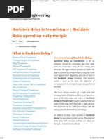 Buchholz Relay in Transformer - Buchholz Relay Operation and Principle - Electrical Engineering