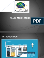 Fluid Mechanics: Presentation By:-Mohammad Hammad Joufar