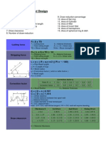 Formula For Press Tool Design