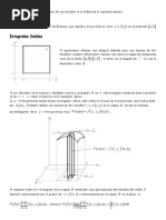 La Integral Definida para Funciones de Una Variable Se La Definió de La Siguiente Manera