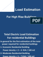 Load Estimation in Buildings