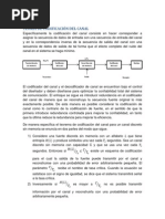 Teoría de Codificación Del Canal