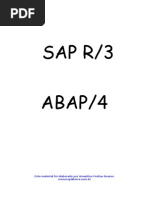 Comandos e Funções em ABAP