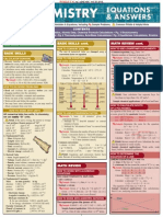 Chemistry Equations Answers Quickstudy