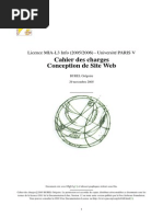 Cahier de Charge