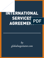 International Services Agreement Sample