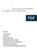 Identification and Management of Ambiguous Genitalia