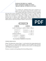 Acropolis Technical Campus University Question Paper Solution June-2013 (Me-603, Metal Cutting & CNC M/C)