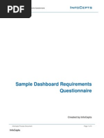 Dashboard Design & Data Visualization Requirement