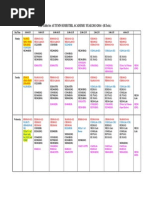 Time Table For AUTUMN SEMESTER, ACADEMIC YEAR 2013-2014 - (B.Tech.)