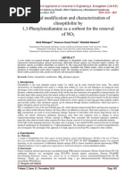 Chemical Modification and Characterization of Clinoptilolite by 1,3-Phenylenediamine As A Sorbent For The Removal of NO