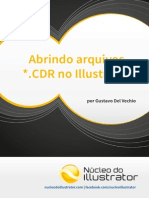 Abrindo Arquivos CDR No Illustrator PDF