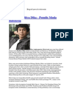 Biografi Penulis Indonesia