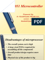 The 8051 Microcontroller: Prepared By, R-Thandaiah Prabu