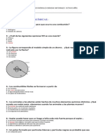 Prueba de Diagnóstico Módulo Ciencias Naturales Octavo Año