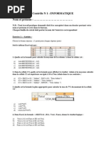 Contrôle EXCELL