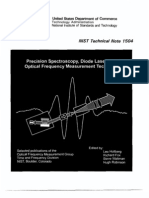 NIST Precision Spectroscopy, Diode Lasers and Optical Frequency Measurement Technology, PDF