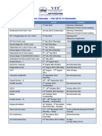 Academic Calendar - Fall 2013-14 Semester: Description Period Remarks