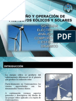 Energía Eólica, Análisis de Sistemas Eléctricos, Régimen Estático y Dinámico