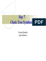 7 CLK Tree Synthesis