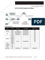 PT Activity 2.6.1: Packet Tracer Skills Integration Challenge