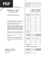 HKCEE Maths 2002 Paper 1