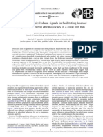 The Role of Chemical Alarm Signals in Facilitating Learned Recognition of Novel Chemical Cues in A Coral Reef Fish