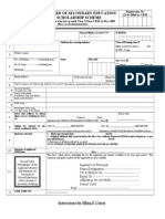 F-1 Central Board of Secondary Education Merit Scholarship Scheme