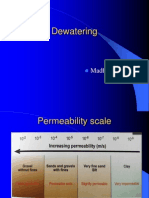 Dewatering