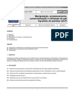 NPT 028-11 - Manipulacao Armazenamento Comercializacao e Utilizacao de GLP