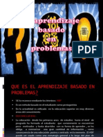 Exposicion Aprendizaje Basado en Problemas