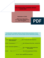 Steps of Construction Complete Denture 