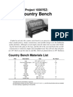 Country Bench: Project 10307EZ