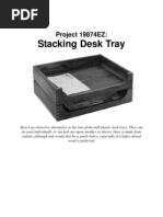 Stacking Desk Tray: Project 19874EZ