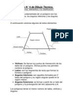 Guía N ° 4 de Dibujo Técnico (Polígonos, Elementos y Su Clasificación)