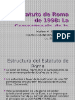 El Estatuto de Roma de 1998: La Competencia de La Corte Penal Internacional