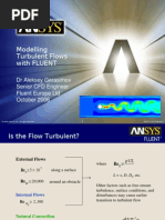 Turbulent Flow Modeling