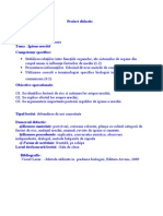 Proiect Didactic Igiena Urechii