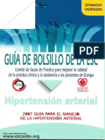 Guia de Bolsillo de La ESC (HTA) PDF