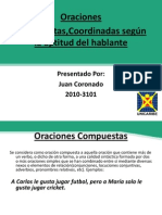 Exposicion Oracion Compuesta