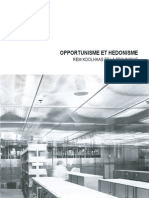 Opportunisme Et Hédonisme Rem Koolhaas Et La Technique Mémoire R9 Achille Racine PDF