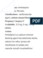 Amlodipine Drug Study