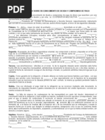 Documento Privado Sobre Reconocimiento de Deuda y Compromiso de Pago