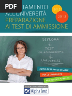 Vale - Universita - Alpha Test - Brochure