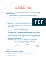 Quantity of Water (Water Supply Engineering)