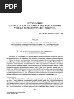 L3 - Notas Sobre La Evolución Histórica Del Parlamento - Ángel Manuel Abellán